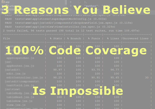 100% Code Coverage